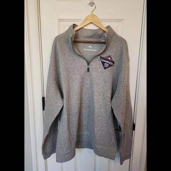 Washington 2019 world series‎ champs tommy bahama 1/4 zip - Picture 1 of 3